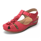Niulatu Women Shoes Summer Women's Large Non Slip Lightweight Round Head Super Comfortable Slope Heel Comfortable Outdoor Sandals Women DJSE