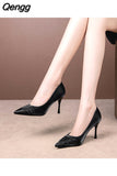 Niulatu Silk Weave Women Pumps Green Pointed Toe Stiletto High Heels Temperament Single Shoes Elegant Lady Party Dress Shoes DJSE