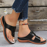 Niulatu Women Sandals Soft Bottom Summer Shoes For Women Wedge Heels Sandalias Mujer Beach Slippers Women Flip Flops Summer Sandals DJSE