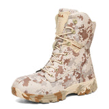 Niulatu Men Boots Work Safty Shoes Men Desert Tactical Military Boots Autumn Winter Special Force Army Ankle Boots Men DJSE