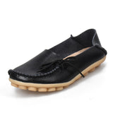 Niulatu Women Genuine Leathe Shoes Moccasins Mother Loafers Soft Slip On Leisure Flats Casual Female Driving Ballet Footwear DJSE