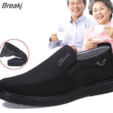 Niulatu for Men Summer Slip on Loafers Men's Casual Shoes Breathable Walking Flats Soft Dad Shoes Male Sneakers Size DJSE