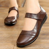 Niulatu Genuine Leather Flats Ladies Loafers Big Size 41 42 Women Falts 2025 New Spring Female Casual Flats Soft Woman Shoes DJSE