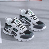 Niulatu Women Korean Platform Sneakers Women Shoes Thick Bottom Chunky Sneakers Breathable Mixed Colors Slip on Casual Shoes Woman 2025 DJSE
