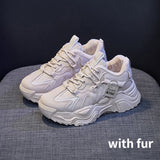 Niulatu for Women with Free Shipping 2025 Designer Platform Casual Sports Running Vulcanized White Shoes Female Chunky Sneaker DJSE