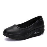 Niulatu Women Sneakers Flats Loafers Sweet Shallow Comfort Moccasins Slip-on PU Platform Ballet Ladies Vulcanized Shoes New DJSE