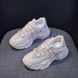 Niulatu for Women with Free Shipping 2025 Designer Platform Casual Sports Running Vulcanized White Shoes Female Chunky Sneaker DJSE