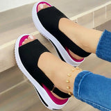 Niulatu Women Shoes Summer 2025 Breathable Wedges Sneakers Shoes Women Plus Size Shoes Women Trainers Flat Vulcanize Shoes Sport Sandals DJSE