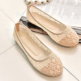 Niulatu New Women Flats Shoes Ballet Flats Fashion Bow-Knot Women Shoes Slip On Cut Outs Flat Sweet Hollow Summer Female Shoes DJSE