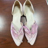 Niulatu Shoes Women's 2025 New Summer Niche Design Sandals Aesthetic Petal Pointed Toe Shallow Flat Shoes Handmade Sweet DJSE