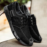 Niulatu shoes deodorant breathable men's shoes tide shoes non-slip male students tie casual stripes men shoes tyu7 DJSE
