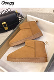 Niulatu Women's Slippers Winter Plush Warm Shoes Unisex Indoor Outdoor Flip Flops Casual Shoes Zapatos De Mujer DJSE