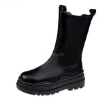 Niulatu Winter Designer Warm Ankle Mid Heels Platform Chelsea Boots Snow Fashion Women Shoes Chunky Ytmtloy Botines De Mujer DJSE