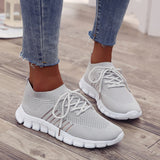 Niulatu 2025 Summer Mesh Breathable Sneakers Women Platform Casual Sport Shoes Women Comfort Lace Up Running Shoes Plus Size DJSE