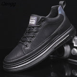 Niulatu Genuine Leather Men Shoes fashion Loafers Luxury Men's Casual Shoes Lace up comfortable Outdoor Men Sneakers shoes DJSE