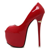 Niulatu Leather Shoes Woman Pumps Peep ToeHigh Heels Sexy Nightclub NEW Women Shoes Wedding Bridal Shoes Pumps DJSE