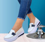 Niulatu Women Shoes 2025 Autumn New Arrival Plus Size Platform Sneakers Women Casual Shoes Women Vulcanized Shoes Loafers Zapatos Mujer DJSE