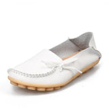 Niulatu Women Genuine Leathe Shoes Moccasins Mother Loafers Soft Slip On Leisure Flats Casual Female Driving Ballet Footwear DJSE