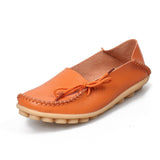 Niulatu Women Genuine Leathe Shoes Moccasins Mother Loafers Soft Slip On Leisure Flats Casual Female Driving Ballet Footwear DJSE