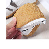 Niulatu BEYARNEWomen Gladiator Sandals Shoes GenuineLeather Hollowout Flat Sandals Ladies Casual Softbottom Summer ShoesWomenBeachSandal DJSE