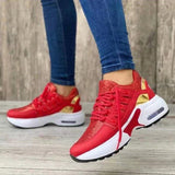 Niulatu Platform Sneakers 2025 New Fashion Plus Size Casual Sports Shoes Women Lace-up Mesh Breathable Women's Vulcanized Shoes DJSE
