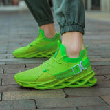Niulatu Men's Blade Sneakers Lightweight Running Shoes Non-slip Comfort Tennis DJSE