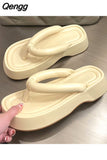 Niulatu Flip Flops Slipers Platform Slides Female Shoes Outdoor Beach Shoes Slippers for Women Hawaiian Sandals Slides Shoe DJSE