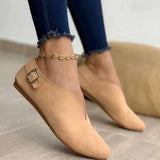 Niulatu Pointed Toe Suede Women Flats Shoes Woman Loafers Summer Fashion Sweet Flat Casual Shoes Women Zapatos Mujer Plus DJSE