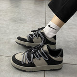 Niulatu Men Women Skateboard Sneakers Fashion Trainers Womens Chunky Dunk Sneakers Korean Tenis Female Lace Up Casual Shoes DJSE