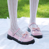 Niulatu women japanese sweet pink cosplay shoes kawaii shoes women lolita sneakers cute shoes kawaii zapatilla mujer 2025 DJSE