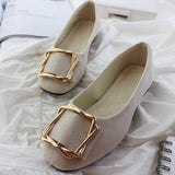 Niulatu 2025 Women Flats Luxury Elegant Pumps Woman Loafers Summer Moccasins Ballerinas Flat Casual Shoes Ladies Plus Size 43 DJSE