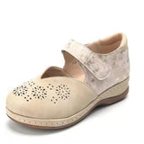 Niulatu Women Shoes 2025 Summer Fashion Round Toe Flats Shoes Women Hollow Out Vintage Shoes Women Size 43 Casual Shoes Zapatos DJSE