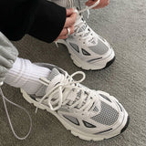 Niulatu Women 2025 Fashion Platform Vulcanized Shoes 42 Autumn Breathable Women's Chunky Sneakers Size 41 Zapatillas Mujer DJSE