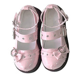 Niulatu Women Chunky Sneakers Hidden Heels Shoes Ladies Wedge Thick High Heels Autumn Platform Women Shoes Lace Up Lolita Mary Janes DJSE