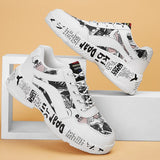 Niulatu Lovers Fashion Graffiti Sneakers Men Shoes Colorful Print Men Casual Sneakers Breathable Trainers Man zapatillas hombre DJSE