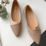 Niulatu Shoes Splice Color Shoe Ballerina Slip On Shoes Women Flats 2025 Fashion Pointed Toe Ballet Footwear Buty Damskie DJSE