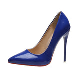 Niulatu Size 34-44 HOT Women Shoes Pointed Toe Pumps Patent Leather Dress High Heels Boat Shoes Wedding Shoes Zapatos Mujer DJSE