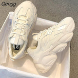 Niulatu Women Shoes Fashion Women Sport Shoes White Platform Sneakers Women Trainers Slip on Casual Flats Woman Vulcanize Shoes DJSE