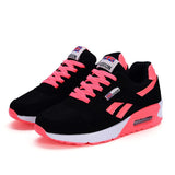Niulatu Women Air Cushion Sports Shoes Outdoor Running Lace Up Ladies Shoes Woman Sneakers Tenis Feminino Casual Flats DJSE