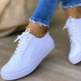Niulatu Women Flats Women's Casual Lace Up Shoes Female Platform Suede Footwear Ladies Comforts Breathable Vulcanized Zapatos Mujer DJSE