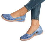 Niulatu Women's Sandals Summer Handmade Ladies Shoes Leather Breathable Sandals Women Flats Retro Style Cusomized Dropship Slippers DJSE