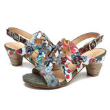 Niulatu Super Comfy Sequined Pattern Floral Veins Hook Loop Elegant Sandals Summer Shoes Women 2025 DJSE