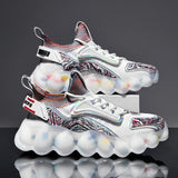 Niulatu Men Sneakers Fashion Thick Bottom Running Shoes for Men Breathable Sports Shoes Comfortable Walking Shoes High Quality DJSE