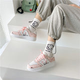 Niulatu Sneakers Women Platform Korean Kawaii Cartoon 2025 Spring New Student Skate Sports Shoes Casual Vulcanize Basket Tennis DJSE