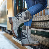 Niulatu Women boots Winter Mid-Calf Boot Winter Shoes Ladies Fashion Snow Boots Shoes Thigh High Suede Warm Botas Zapatos De Mujer DJSE
