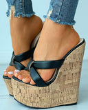 Niulatu Hot Sale Elegant Ladies Open Toe Platform Wedges Bowknot Cork Party Sandals Women Dress Fashion Trendy Shoes DJSE