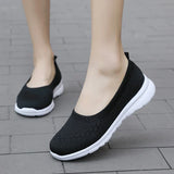Niulatu Women Shoes Women Flats Shoes 2025 Breathe Soft Color Slip On Flat Shoes Ballet Flats Comfortable Ladies Shoe Mesh Zapatos Mujer DJSE