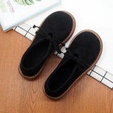 Niulatu Big Head Doll Shoes Lace-up Literary Short Boots Thick Bottom Ankle Boots Japanese Harajuku Style Flat Casual Shoes DJSE
