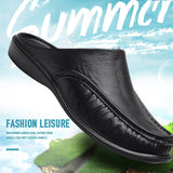 Niulatu Men Loafers Slip On Casual Walking Shoes Designer Men Half Slippers Comfortable Soft Slippers Size DJSE