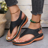 Niulatu Clip Toe Wedge Sandals Women Summer PlatformSandalias Mujer 2025 Thick Sole Shoes Ladies Sandalias De Las Mujeres DJSE
